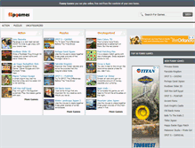 Tablet Screenshot of flipgames.com
